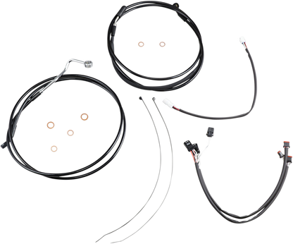 Kit de instalación de manillar XR - Kit de instalación de manillar XR - Colgadores Ape de 12"-14" - FLTR '17-'20 - Negro