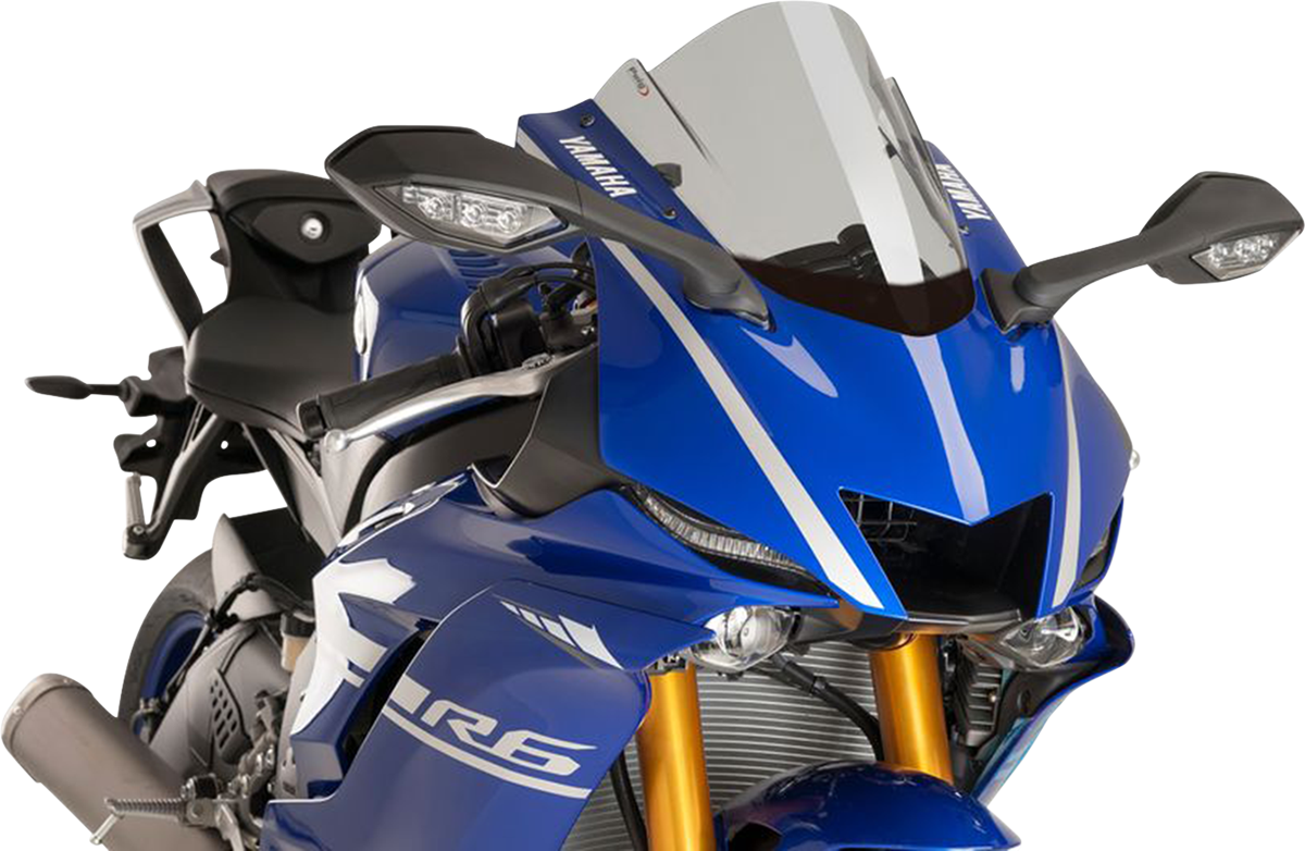 Parabrisas Z-Racing - Parabrisas de carrera - 14-1/4" - Ahumado - Yamaha