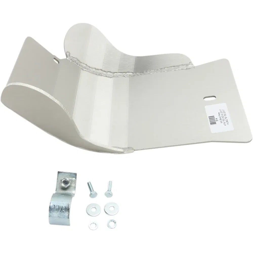 Placa protectora de aluminio — Placa protectora - Placa protectora - Plata - TX 125/TE 150 | 150 XC-W