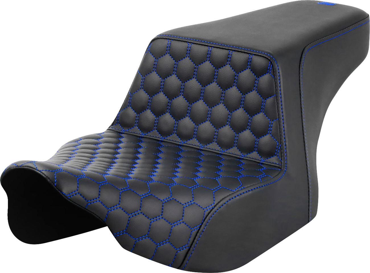Asiento elevado en forma de panal - Asiento elevado - Delantero en forma de panal - Costuras azules - FL '23-'24