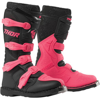 Botas para dama Thor Blitz XP - negro/rosa