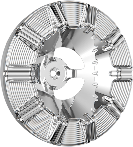 Cubierta del filtro de aire Velocity - Cubierta del filtro de aire Velocity - Calibre 10 - Cromada