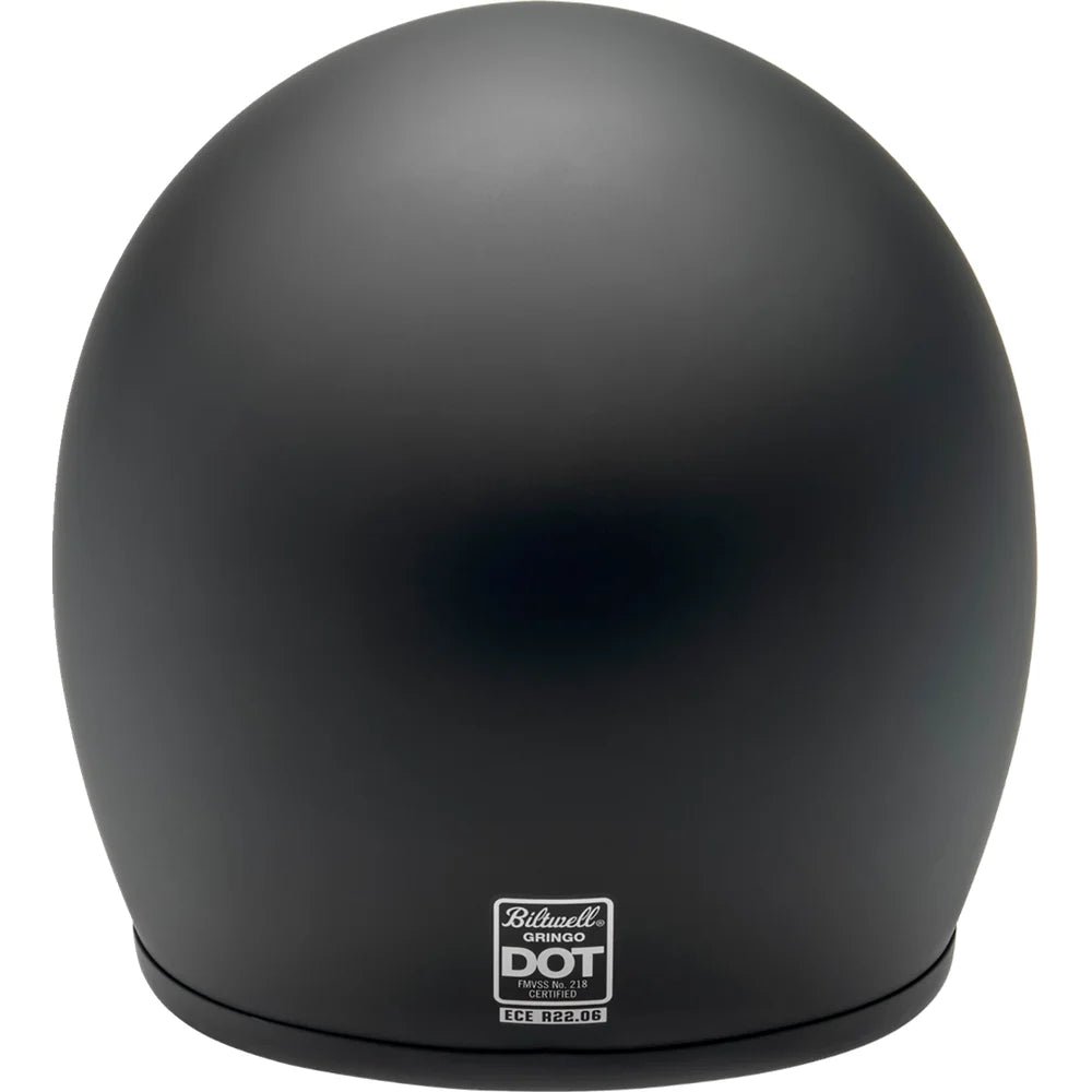 Casco gringo plano negro