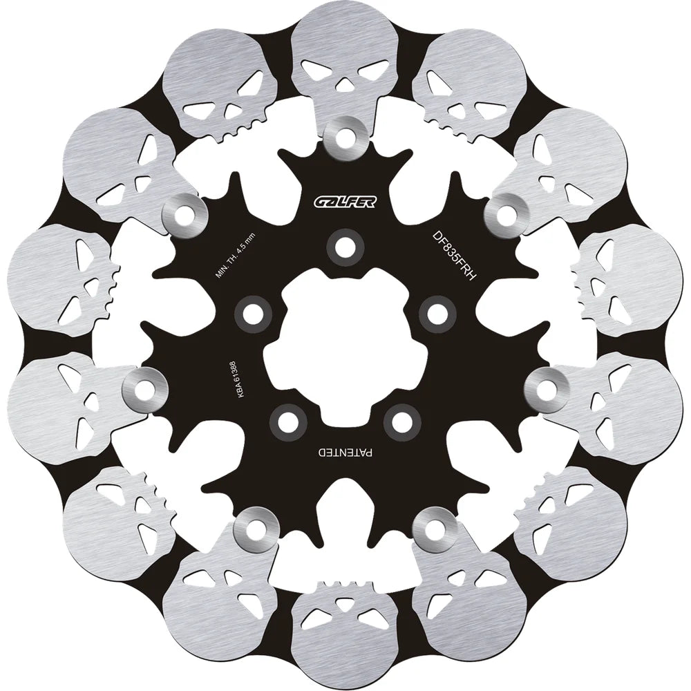 Rotor de freno de calavera