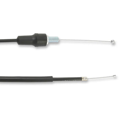Cable del acelerador de vinilo negro.