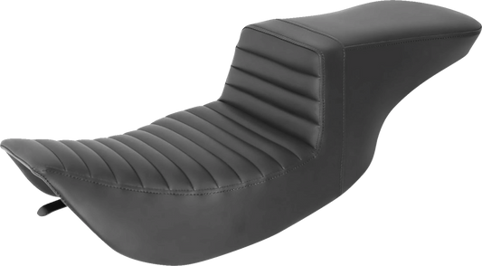 Asiento elevado Tour - Asiento elevado Tour - Tuck-n-Roll delantero - Negro - FL '97-'07
