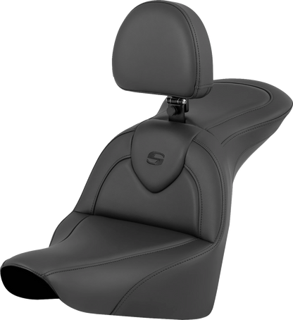 Asiento RoadSofa™ - Asiento RoadSofa™ - Negro - con respaldo para el conductor - FLFB/FXBR '18 -'24