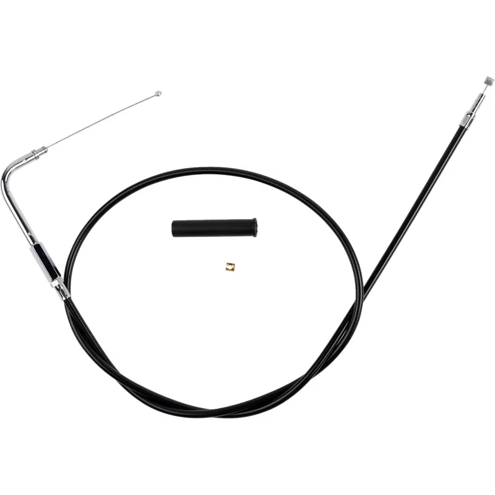 Cable de acelerador/ralentí de vinilo negro