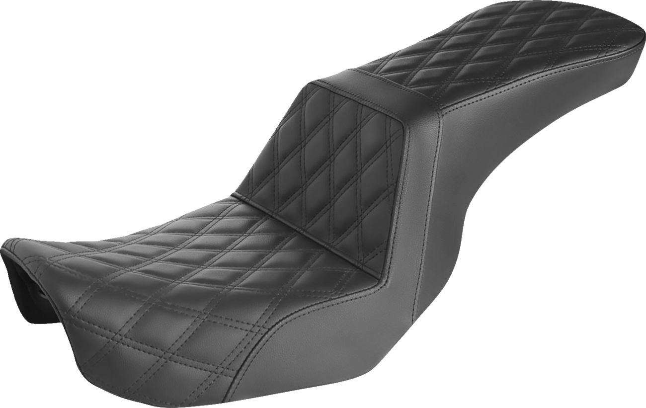 Asiento con escalera - Costura de celosía completa - Asiento con escalera - Costura de celosía completa - Negro - Dyna