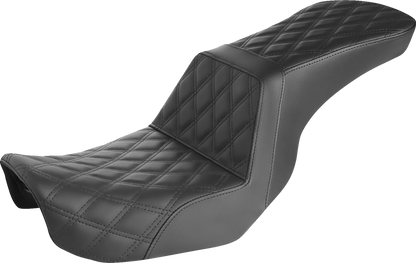 Asiento con escalera - Costura de celosía completa - Asiento con escalera - Costura de celosía completa - Negro - Dyna