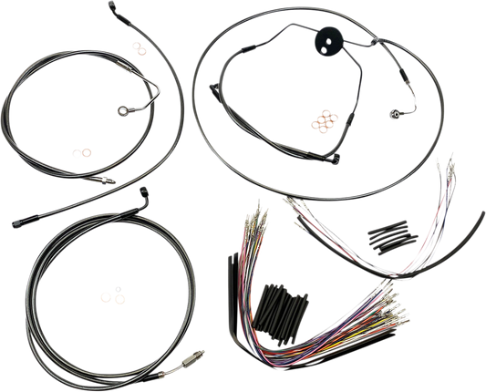 Kit de instalación de manillar de diseño Black Pearl™ - Kit de instalación de manillar de diseño Black Pearl™ - 12"-14" - CVO FLTR '09-'12