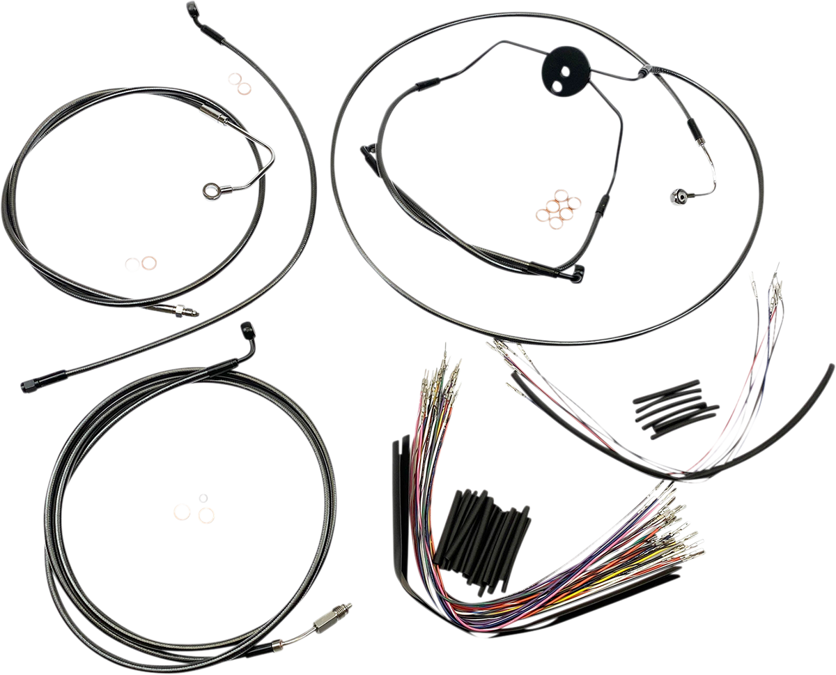Kit de instalación de manillar de diseño Black Pearl™ - Kit de instalación de manillar de diseño Black Pearl™ - 12"-14" - CVO FLTR '09-'12