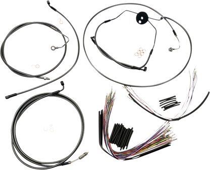 Kit de instalación de manillar de diseño Black Pearl™ - Kit de instalación de manillar de diseño Black Pearl™ - 12"-14" - CVO FLTR '09-'12
