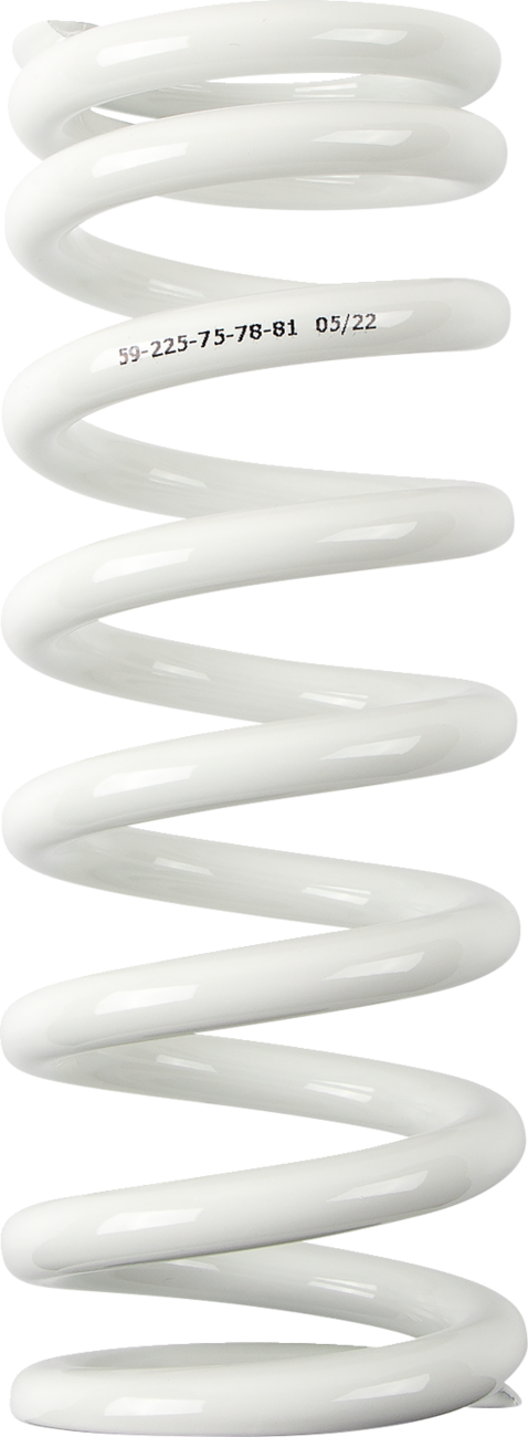 Resorte de choque - Resorte de choque - 59 mm OD - 75/78/81 n/mm - Blanco