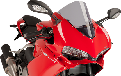 Parabrisas Z-Racing - Parabrisas de carrera - 14-1/2" - Ahumado - Panigale