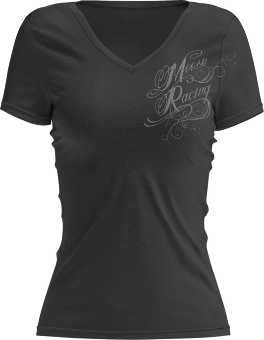 Camiseta con texto Flourish para mujer