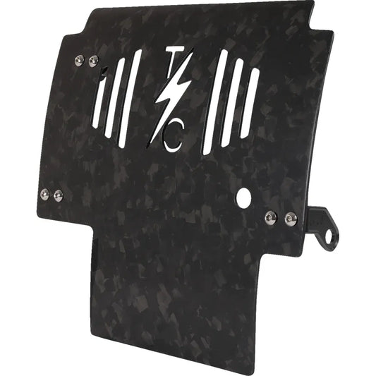 Placa protectora de fibra de carbono forjada