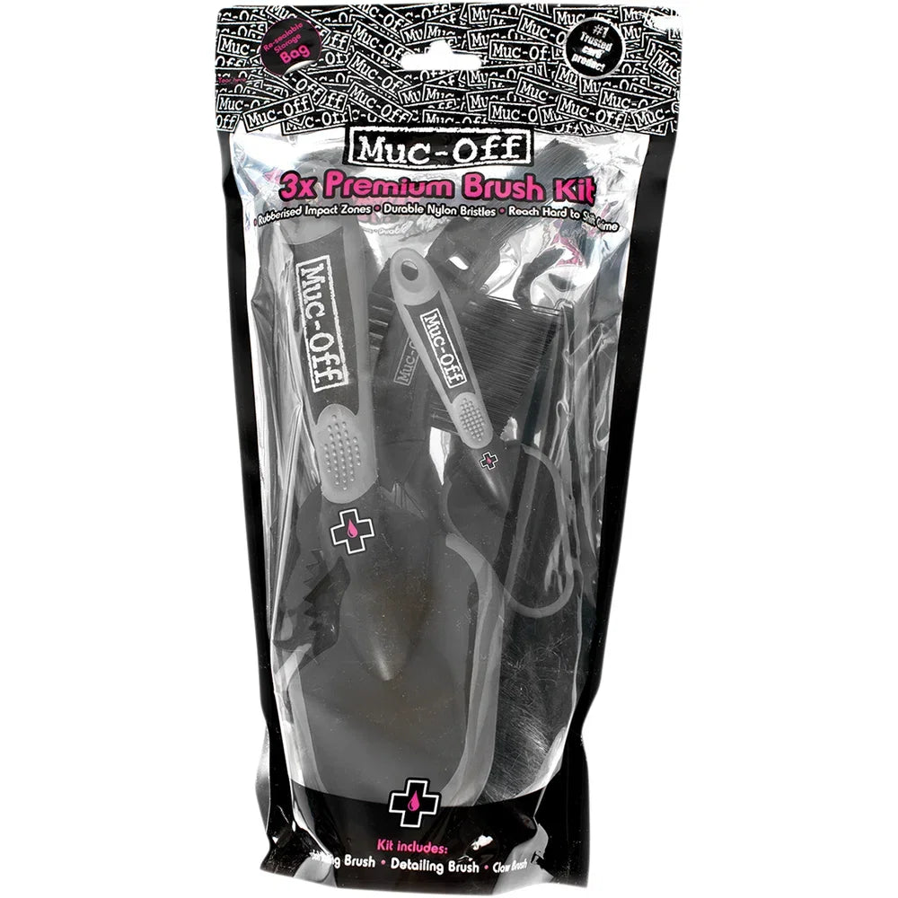 Kit de cepillos premium de 3 piezas