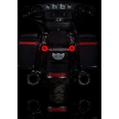 Señales de giro led rojas probeam® con lentes rojas