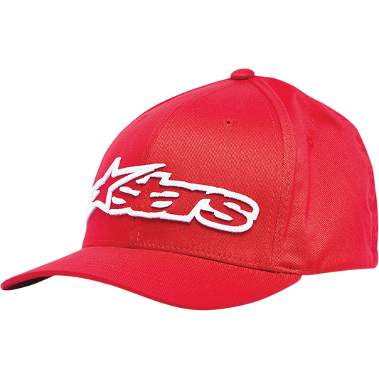 Gorra Blaze Flexfit® Alpinestars - Rojo/Blanco