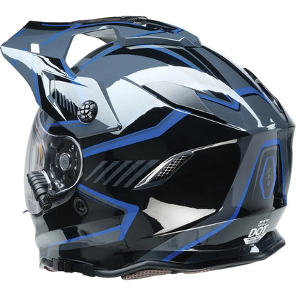 Casco range 2.0 rotor snow electric negro/azul