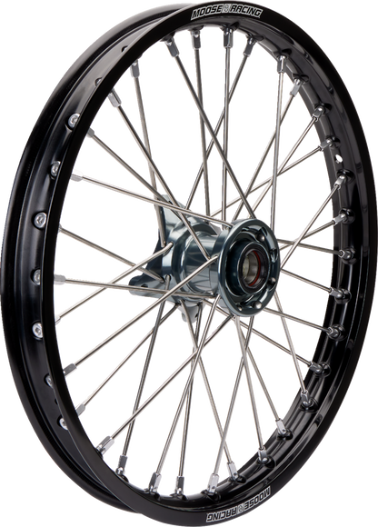 Rueda completa SX-1 - Conjunto de ruedas - SX-1 - Completo - Delantera - Rueda negra/Buje gris - 17x1,4 - SX/MC/TC 85