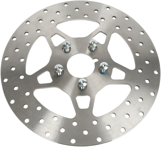 Rotor de freno delantero de acero inoxidable serie FSD para Big Twins - Rotor de freno - Sólido