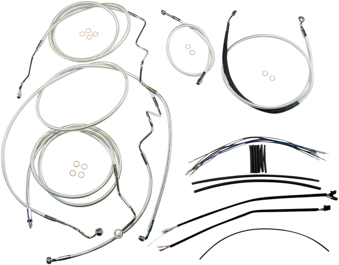 Kit de instalación de manillar de diseñador Sterling Chromite II® - Kit de instalación de manillar de diseñador Sterling Chromite II® - 12"-14" - '17-'20 FLH