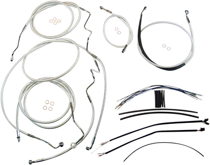 Kit de instalación de manillar de diseñador Sterling Chromite II® - Kit de instalación de manillar de diseñador Sterling Chromite II® - 12"-14" - '17-'20 FLH