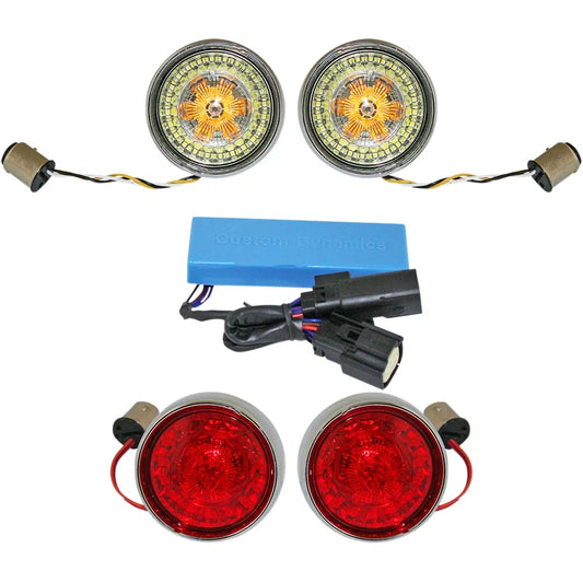 Full Bullet Turn Signal Conversion Kit  - Chrome