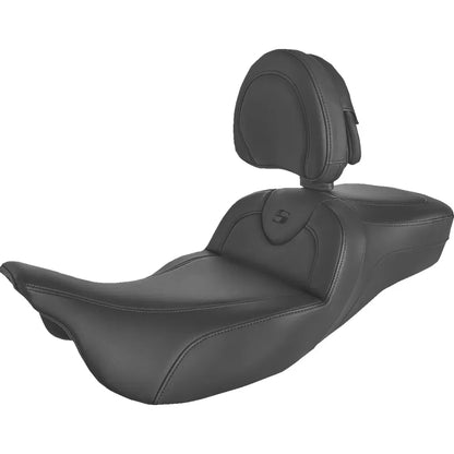 Asiento de alcance extendido Roadsofa™ - Asiento de alcance extendido Roadsofa™ - Negro/Costuras negras - con respaldo - FL '08-'24