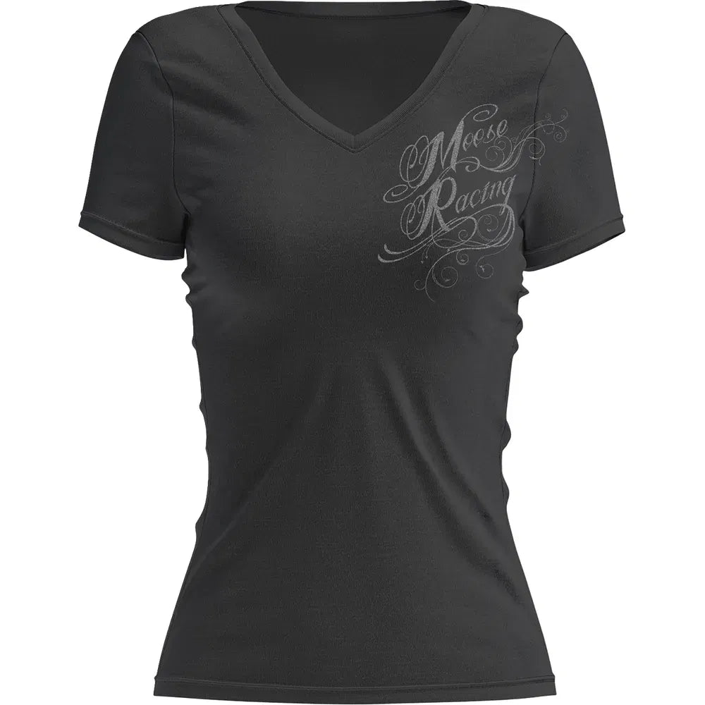 Camiseta con texto Flourish para mujer