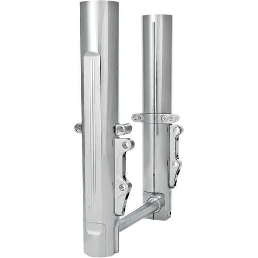 Lower Fork Leg Kit - Dual Disc - Chrome - '08-'13