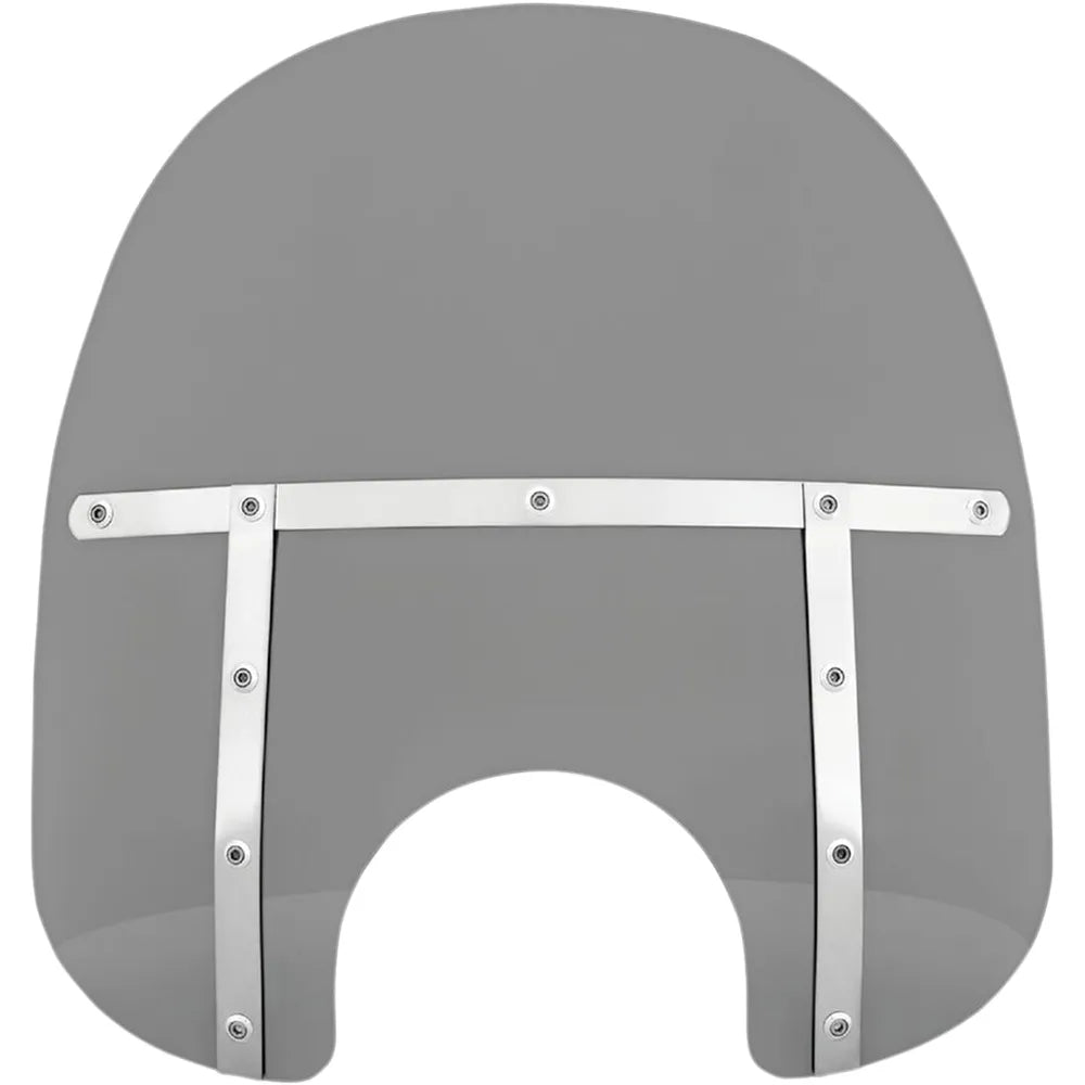 Fats Windshield - 17" - 7" Headlight - Black Smoke