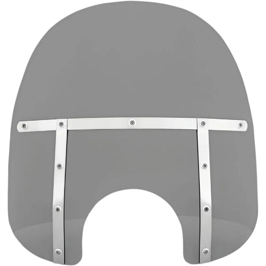 Fats Windshield - 17" - 7" Headlight - Black Smoke