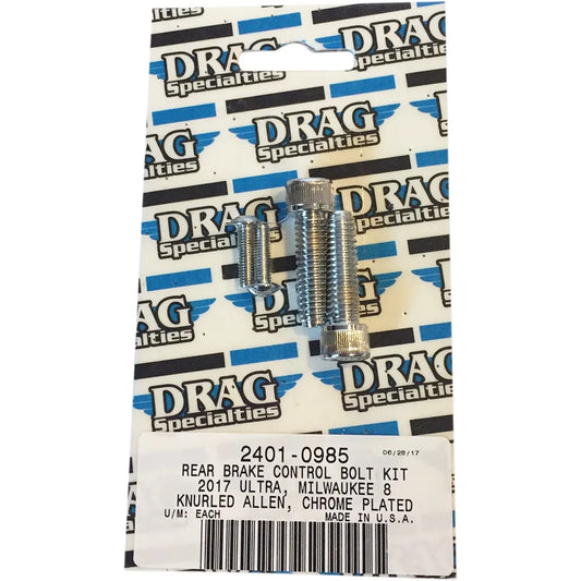 Kit de Tornillos Freno Trasero M8 - Cromo