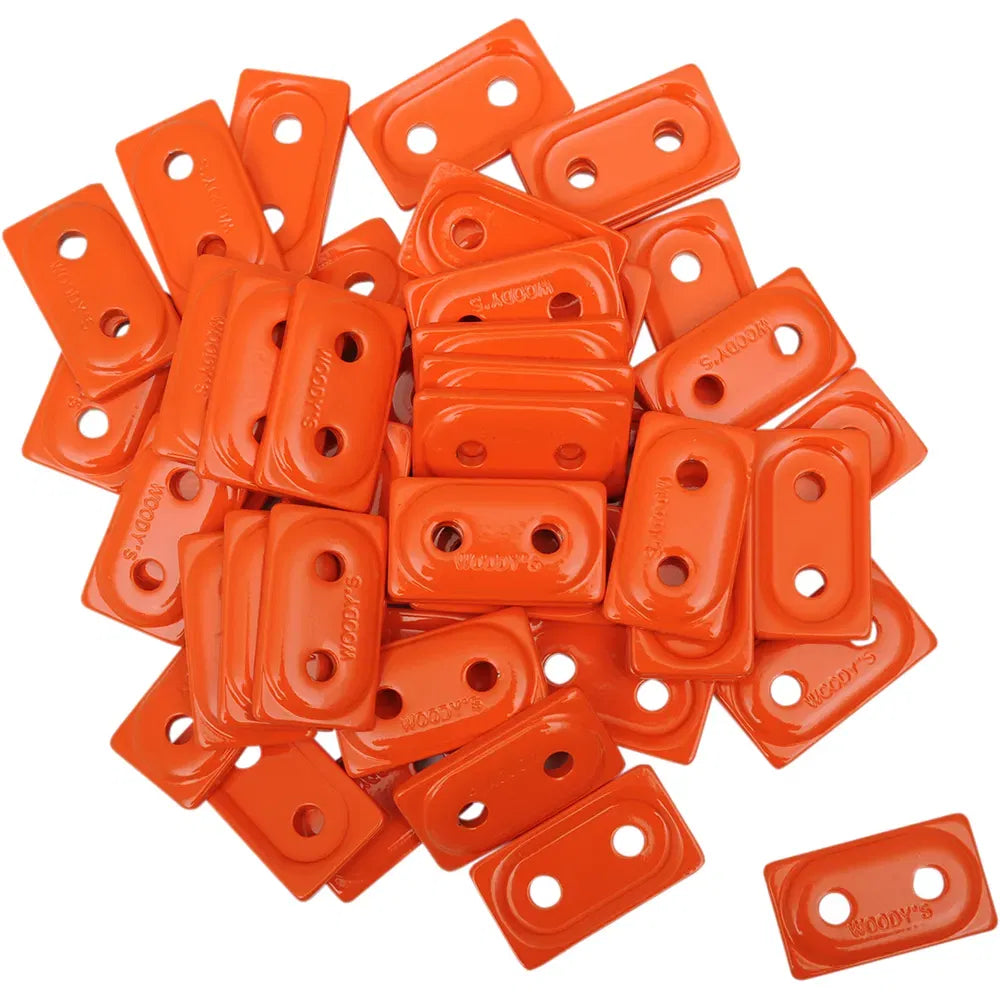 Support Plates - Orange - 48 Pack