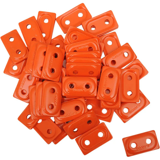 Support Plates - Orange - 48 Pack