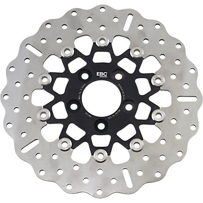 Rotor de freno trasero de acero inoxidable personalizado - Rotor de freno - Negro