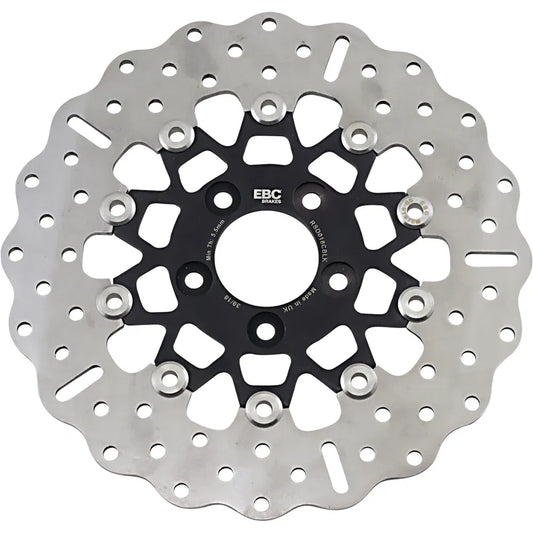 Rotor de freno trasero de acero inoxidable personalizado - Rotor de freno - Negro