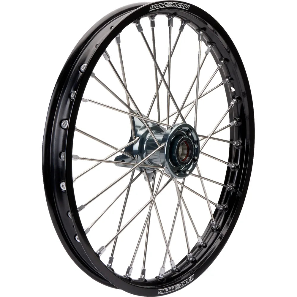 Rueda Completa SX-1 - Conjunto Ruedas - SX-1 - Completa - Delantera - Rueda Negra/Buje Gris - 21x1.6 - Gas Gas/KTM/Husqvarna
