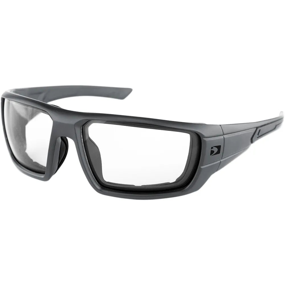 Mission Sunglasses - Matte Gunmetal - Clear