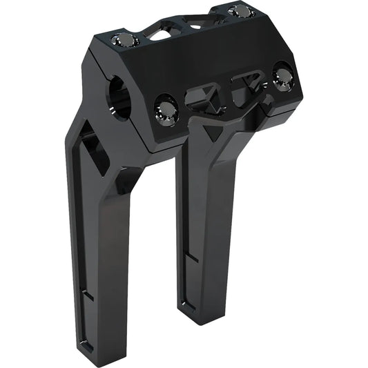 Risers - Pullback - 8" - 1" Clamping - Black Anodized