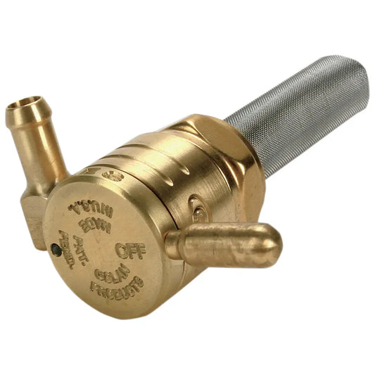 Forward Petcock - Raw Brass - 22mm