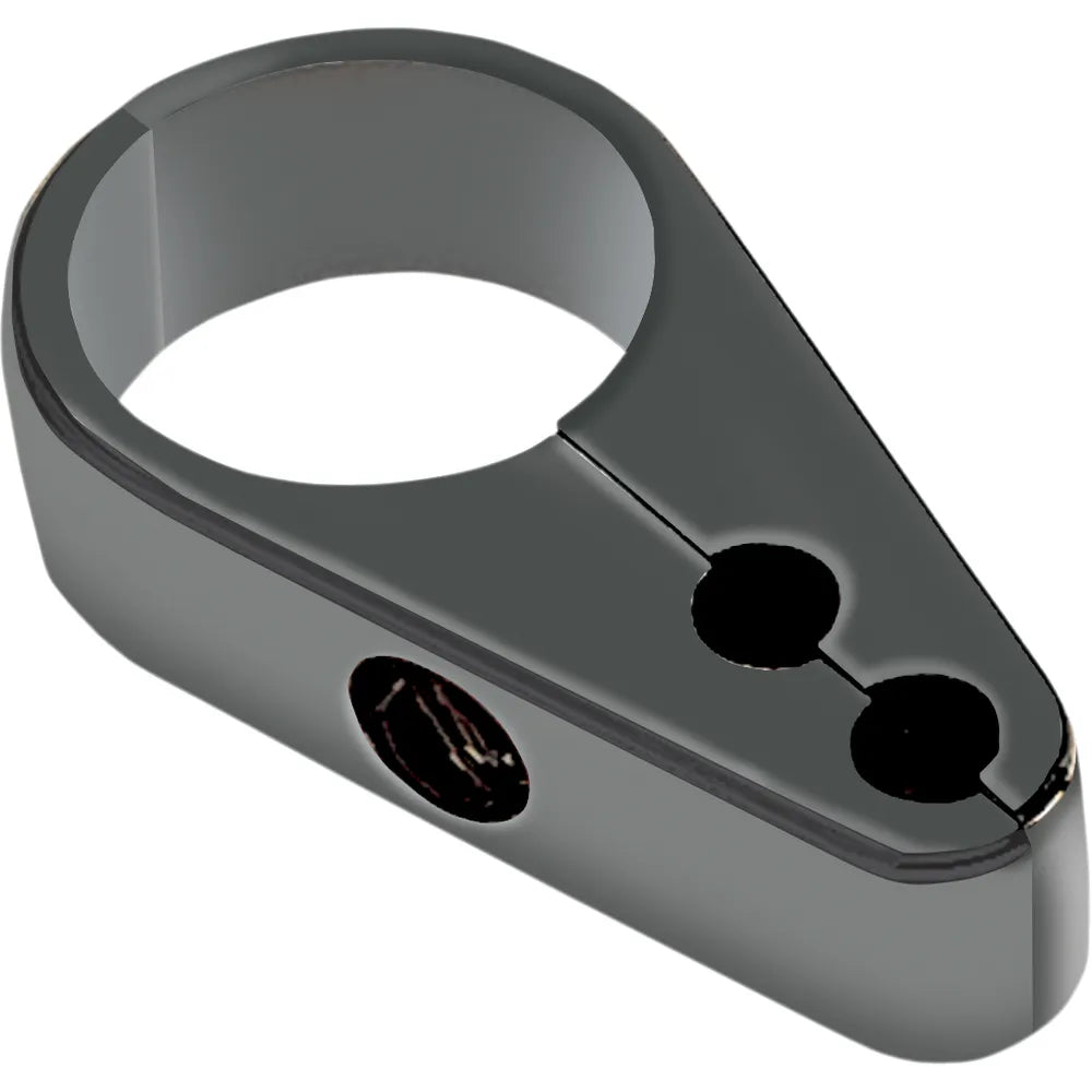 Cable Clamp - Dual Throttle - Die-Cast - 1-1/4" Frame - Black
