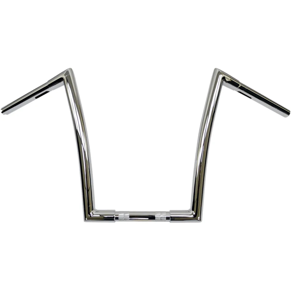 Chrome 1-1/4" Strip Handlebar With 14" Rise