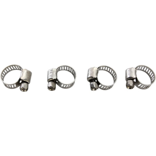 Clamp Hose Stainless Steel 6-16Mm 4Pack