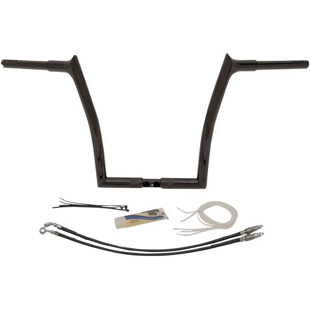 Black 14" Pointed Top Handlebar Kit795