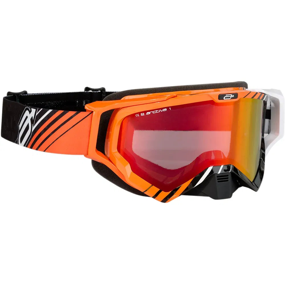 Vibe Goggles - Black/Orange/White