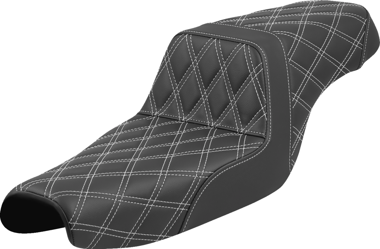 Asiento escalonado con puntada de celosía - Asiento escalonado - Puntada de celosía - Puntada blanca - XL '04-'22